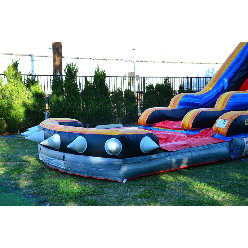 JumpOrange 19 FT Rocker Commercial Grade Water Slide with Pool (with